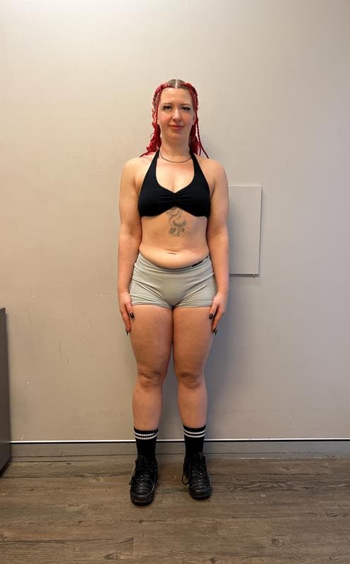 Antonia before PSI Health training